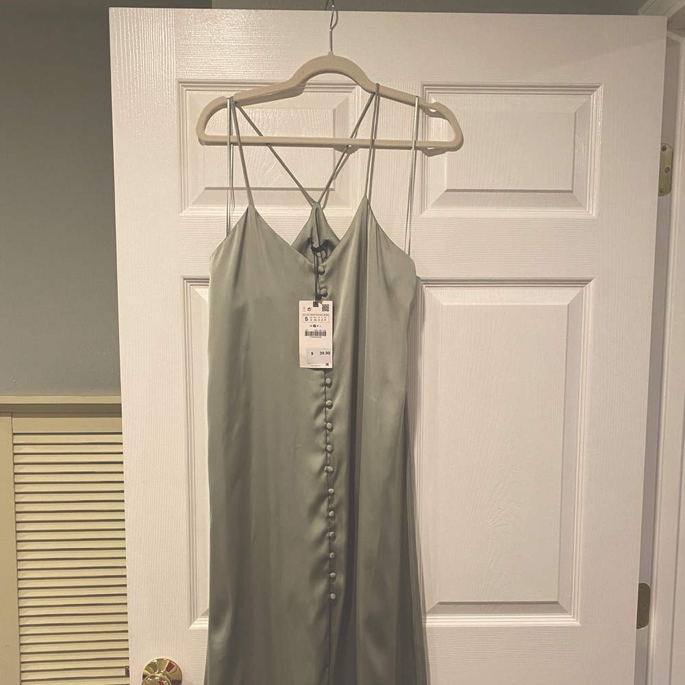 NEW WITH TAGS | Zara Silky Slip Dress